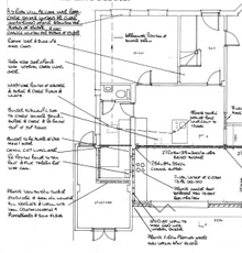 Example annotated architectural plans